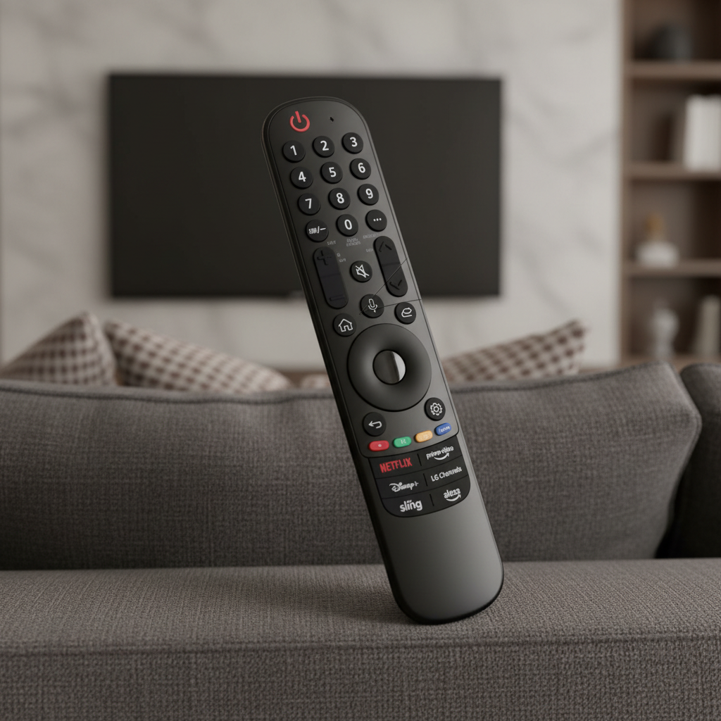 Controle Remoto LG, Compatível com TVs Smart 2019-2023, Magic Remote MR22/23GA, ThinQ OLED WebOS UHD 4K. Sem Voz ou