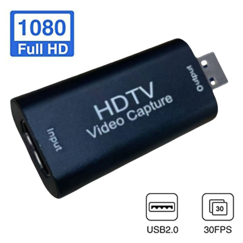 Placa De Captura De Vídeo HDMI Com USB 4K 1080P Para Câmera Filmadora E Adaptador De Streaming De Jogos Pro