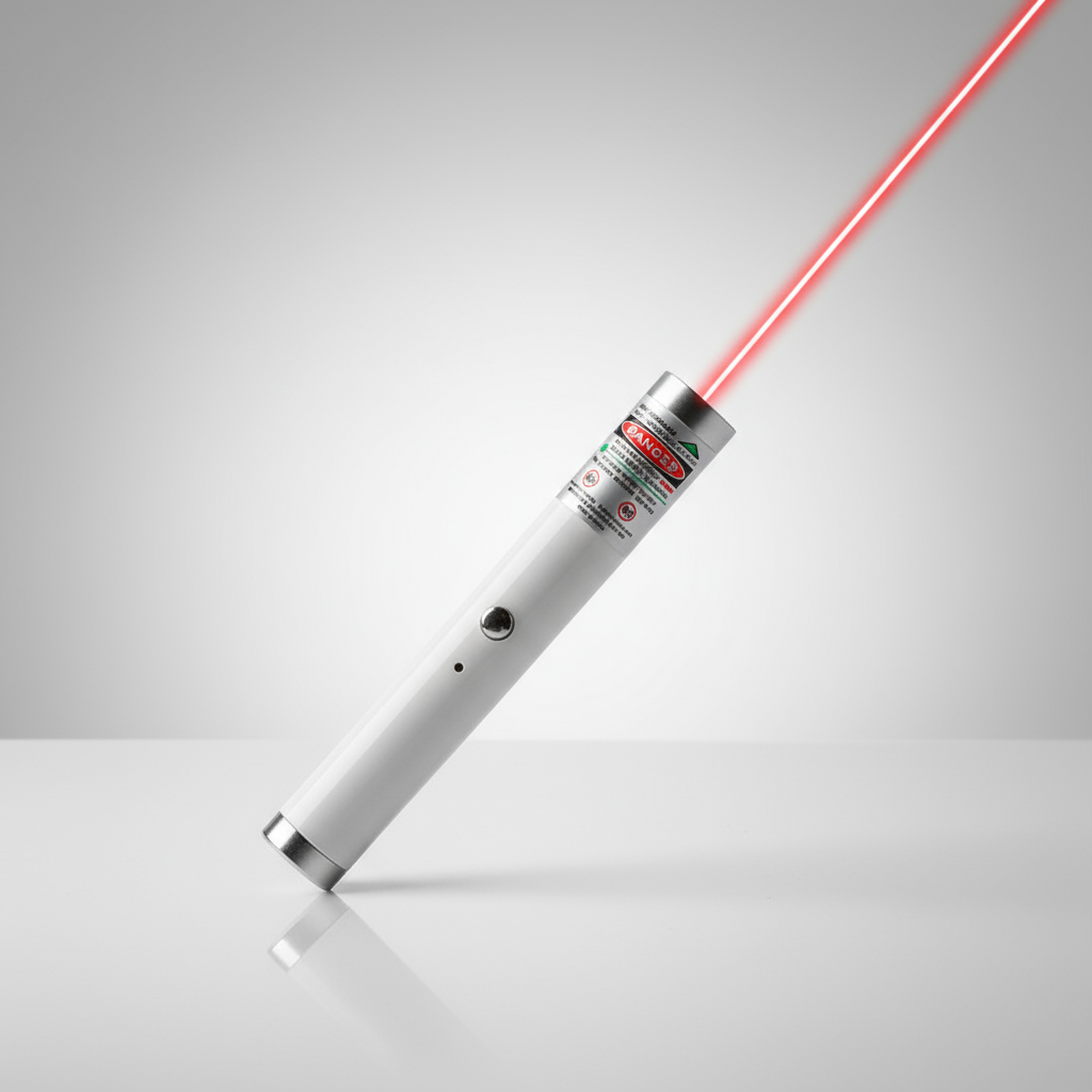 Ponteiro laser vermelho USB de alta potência, 5MW, alcance de 10000m, foco ajustável, bateria interna, mira laser