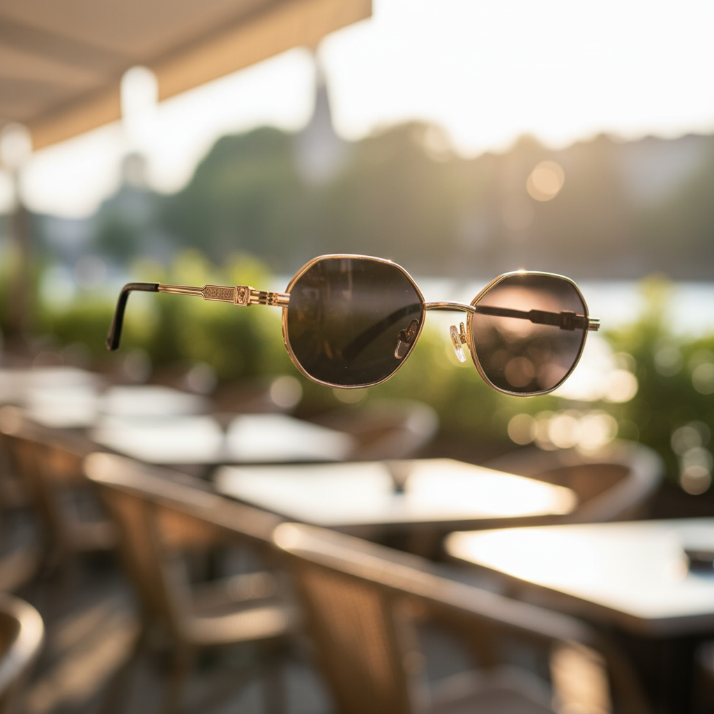  Óculos de Sol Femininos 2025 Corte Diamante – Armação Pequena UV400 Premium para Viagem e Uso Diário