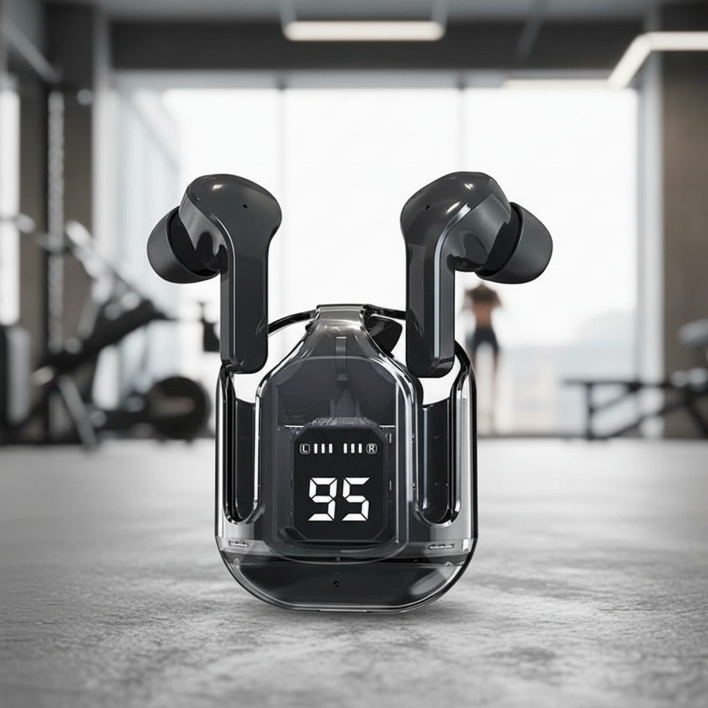  Air31 Fones de Ouvido Bluetooth 5.3 TWS Controle por Toque HIFI 9D Estéreo Redução de Ruído Microfone à Prova d'Água