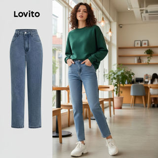Calça Jeans Feminina Casual Simples Modificada Modelagem Perna JNB150P2D406 em Oferta na Shopee