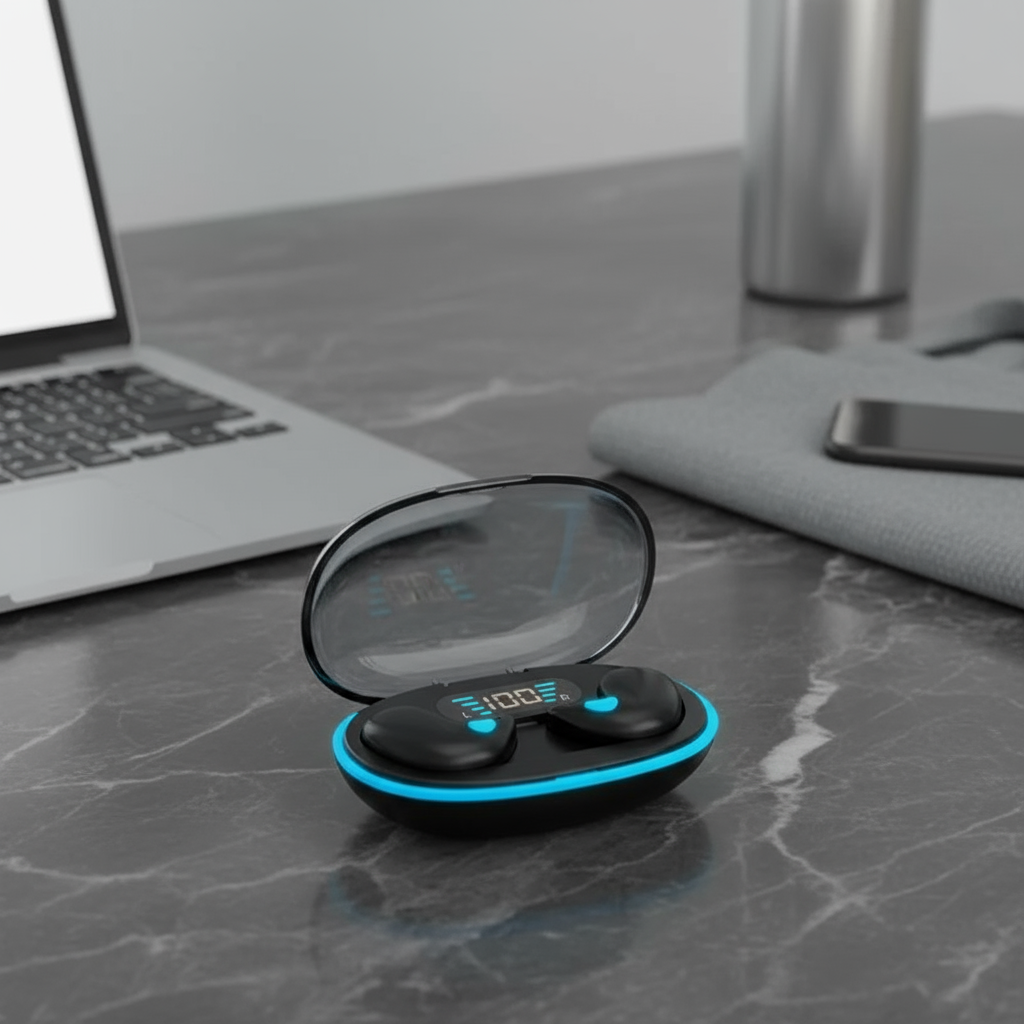  Fones de Ouvido Bluetooth Sem Fio Mini X55 Estéreo HIFI Música Jogo Sono Cancelamento de Ruído com Microfone