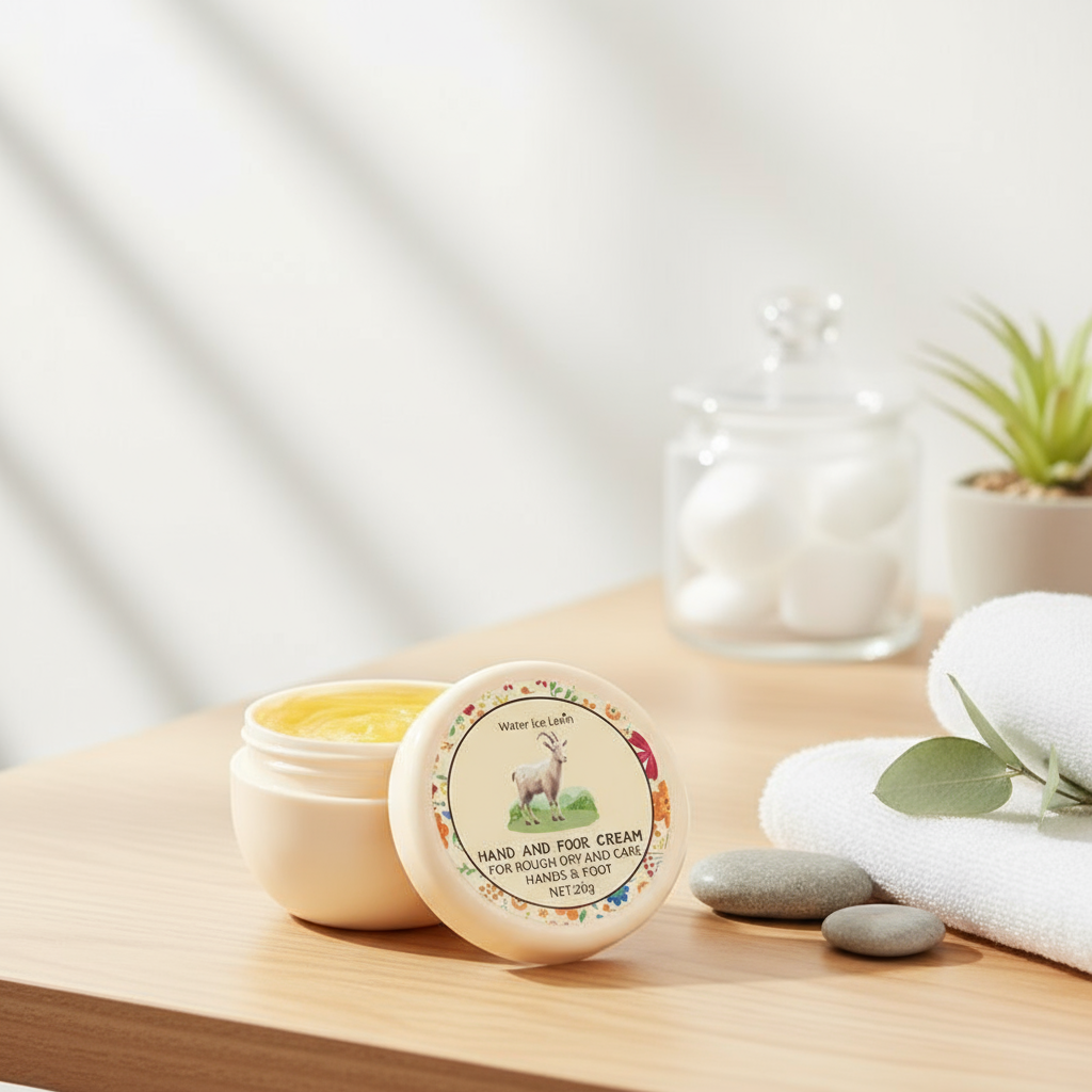 Creme Reparador para Mãos e Pés em Tamanho Viagem, Hidratação Profunda para Pele Extra Seca e Rachada