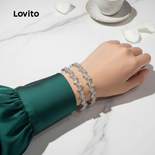 Lovito Pulseira Sofisticada com Design Leve e Delicado LFA91234 em Oferta na Shopee