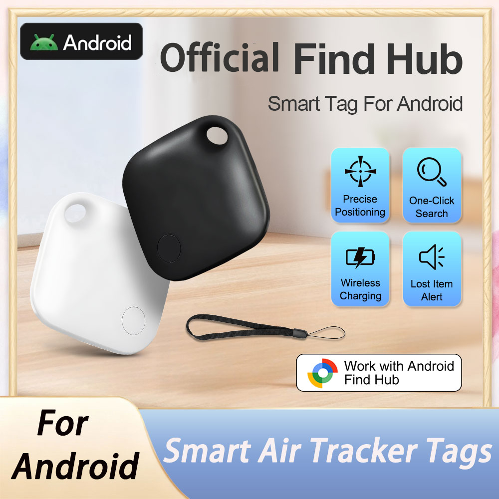Dispositivo portátil mini bluetooth anti-perda de rastreamento GPS para Android, localizador inteligente de chaves,