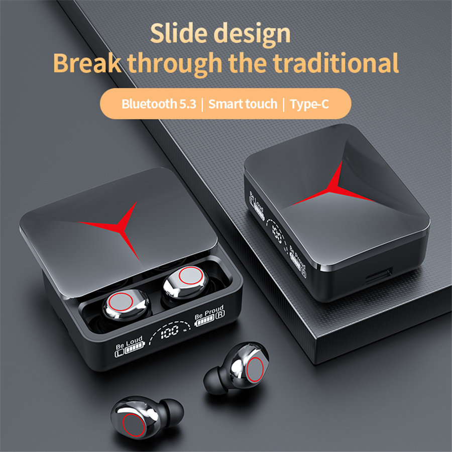 Fones De Ouvido Sem Fio Bluetooth Earsets Gaming De Baixa Latência Fone Estéreo Com Cancelamento De Ruído Estojo De Carr