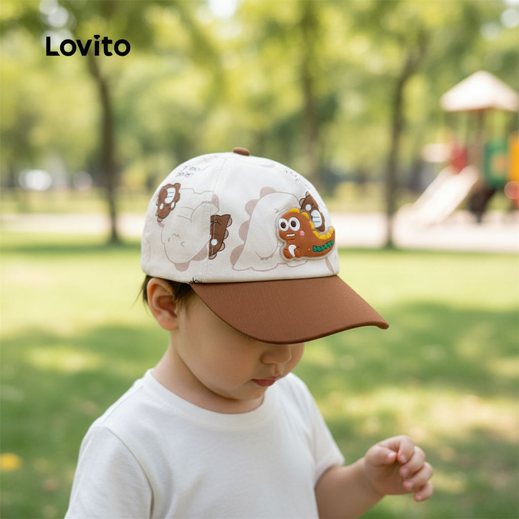 Lovito Infantil Boné Casual para Bebês e Crianças LFA102122 em Oferta na Shopee