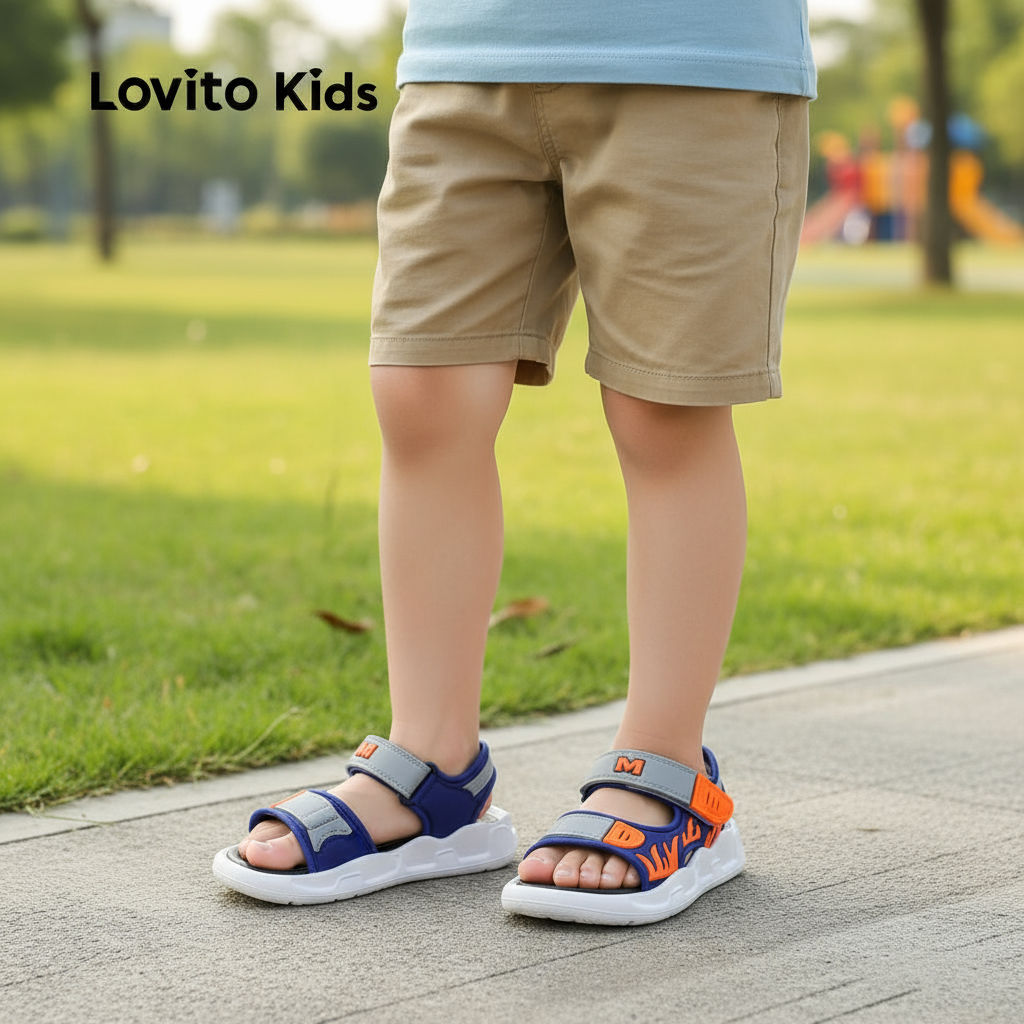 Lovito Crianças Sandálias Casuais Sandálias Coloridas Sandálias para meninos LFA88X409 em Oferta na Shopee