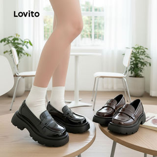 Lovito Calçados Femininos Elegantes e Sofisticados para Navegar LFA91124 em Oferta na Shopee