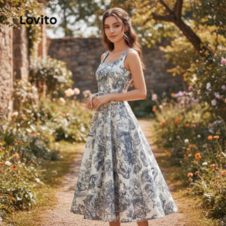 Lovito Refine Vestido Feminino Leve para Primavera/Verão L137LD284 em Oferta na Shopee