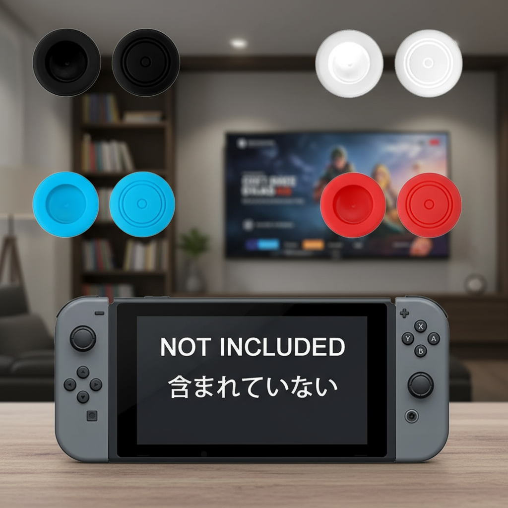 Tampas para Joystick do Nintendo Switch - Capa de Silicone para Controle de Jogo