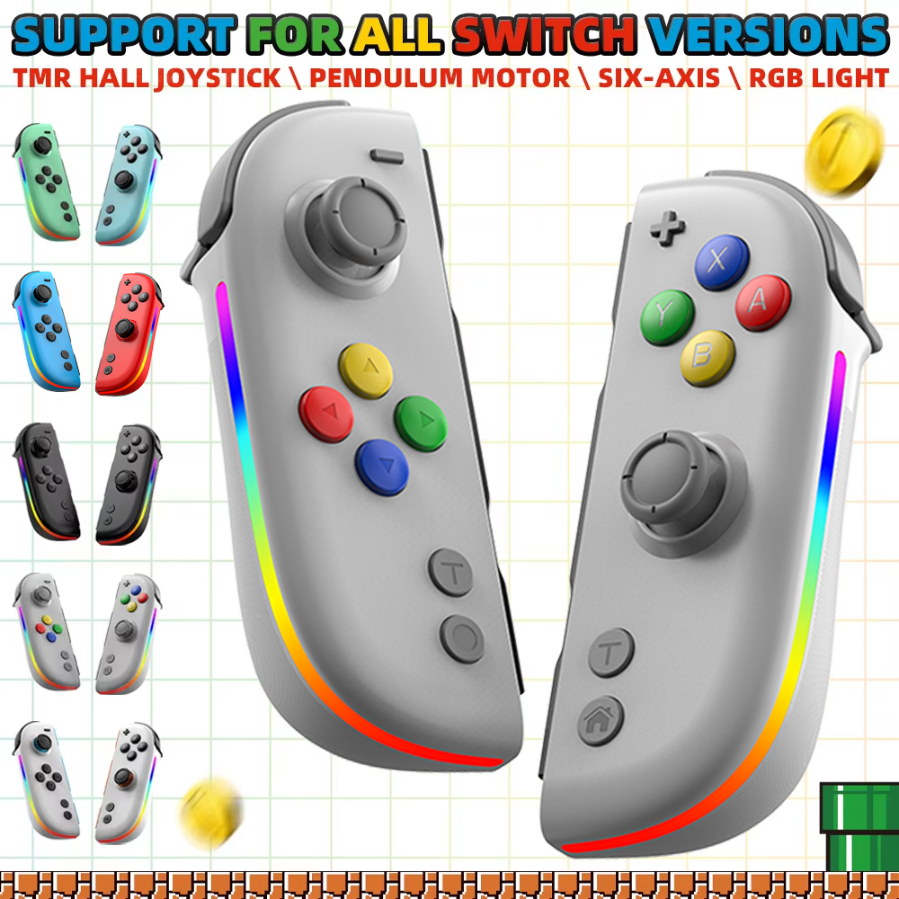 Para Nintendo Switch JoyCon Controle de Console com Vibração Dupla Joystick Gamepad para consoles de videogame switch