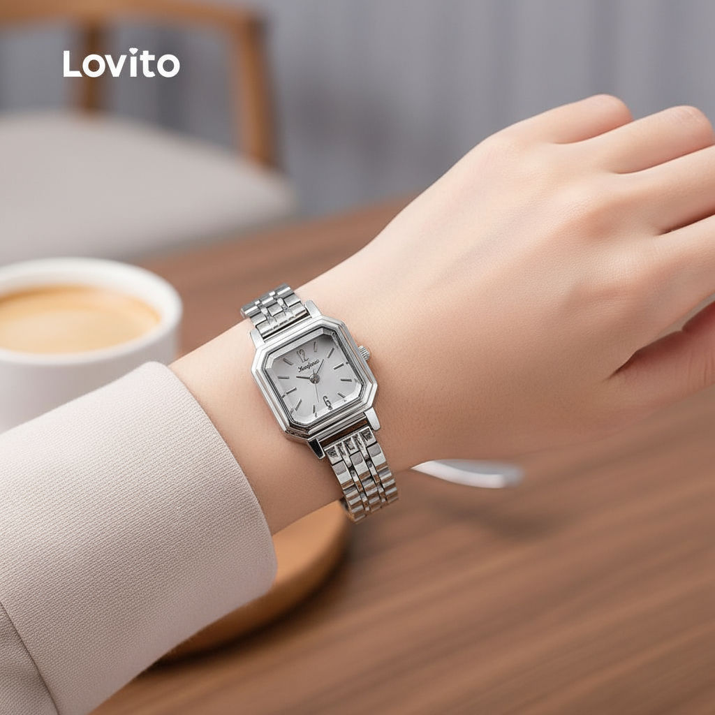 Lovito Relógio Requintado de Quartzo Casual LFA99161 em Oferta na Shopee
