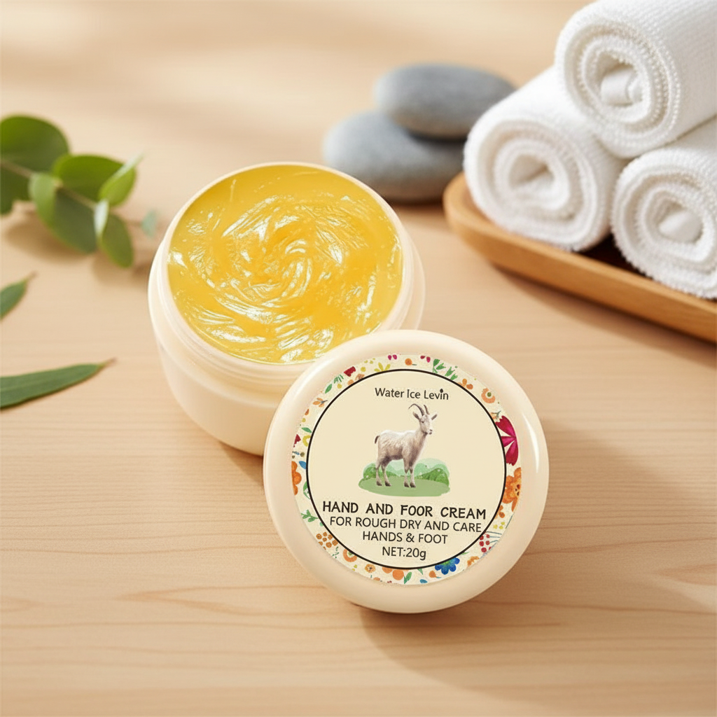 Creme Reparador para Mãos e Pés Secos e Rachados, Embalagem de Viagem, Hidratação Profunda para Cuidados com a Pele