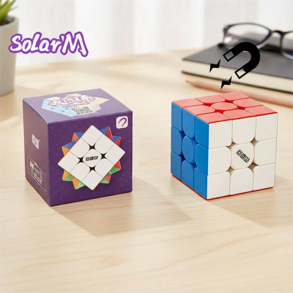 Diansheng Solar M 3x3x3 Cubo Mágico Magnético Sistema de Posicionamento com 48 Ímãs Brinquedo de Velocidade (Lite)