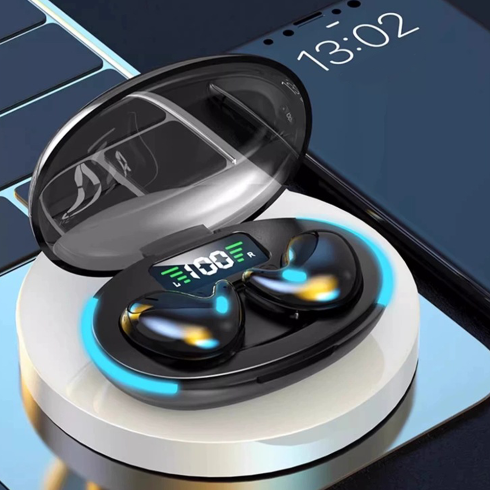 X55 Sono Fones De Ouvido Zero-feel wear Sem Fio Bluetooth Fone Baixo Cancelamento Ruído Alta Fidelidade Estéreo À Prova 