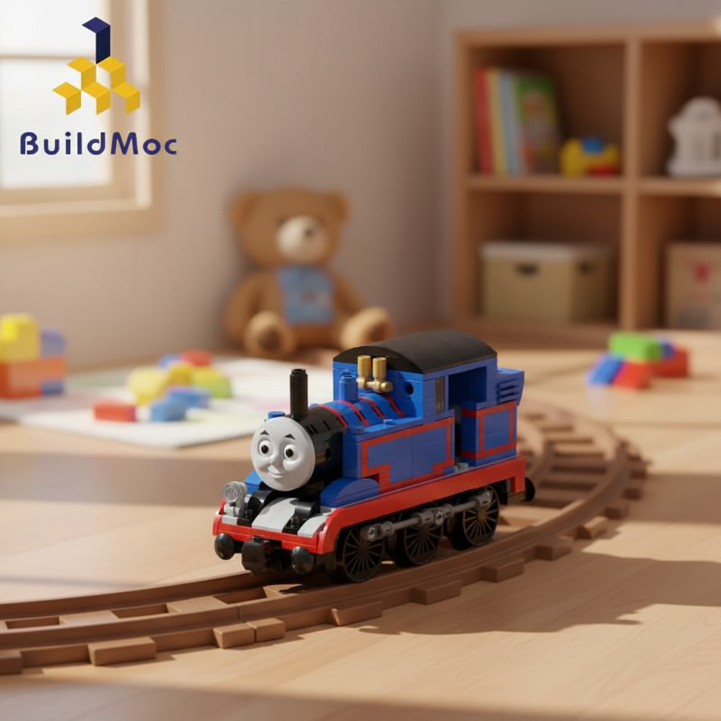 Conjunto de Blocos de Montar Trem Thomas com 394 Peças, Modelo Choo-Choo Charles, Blocos Educativos, Kit de Montagem