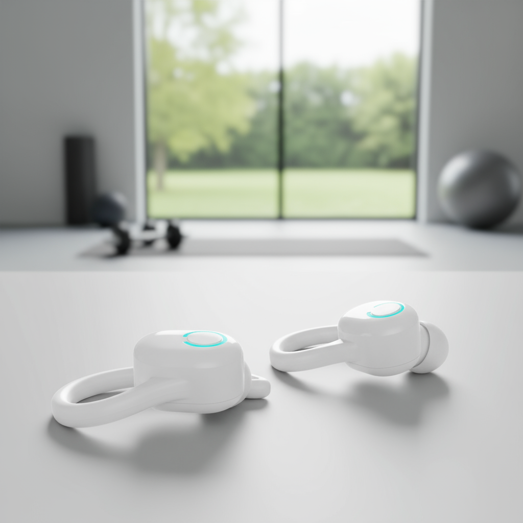  Mini Fone de Ouvido Bluetooth Sem Fio para Orelha Única, Som Estéreo para Esportes e Negócios