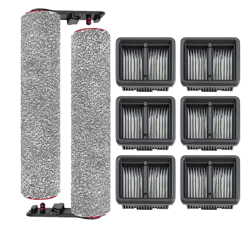 Para os acessórios do aspirador Dreame H15 Pro Heat Wet Dry: escova de rolo, filtro.