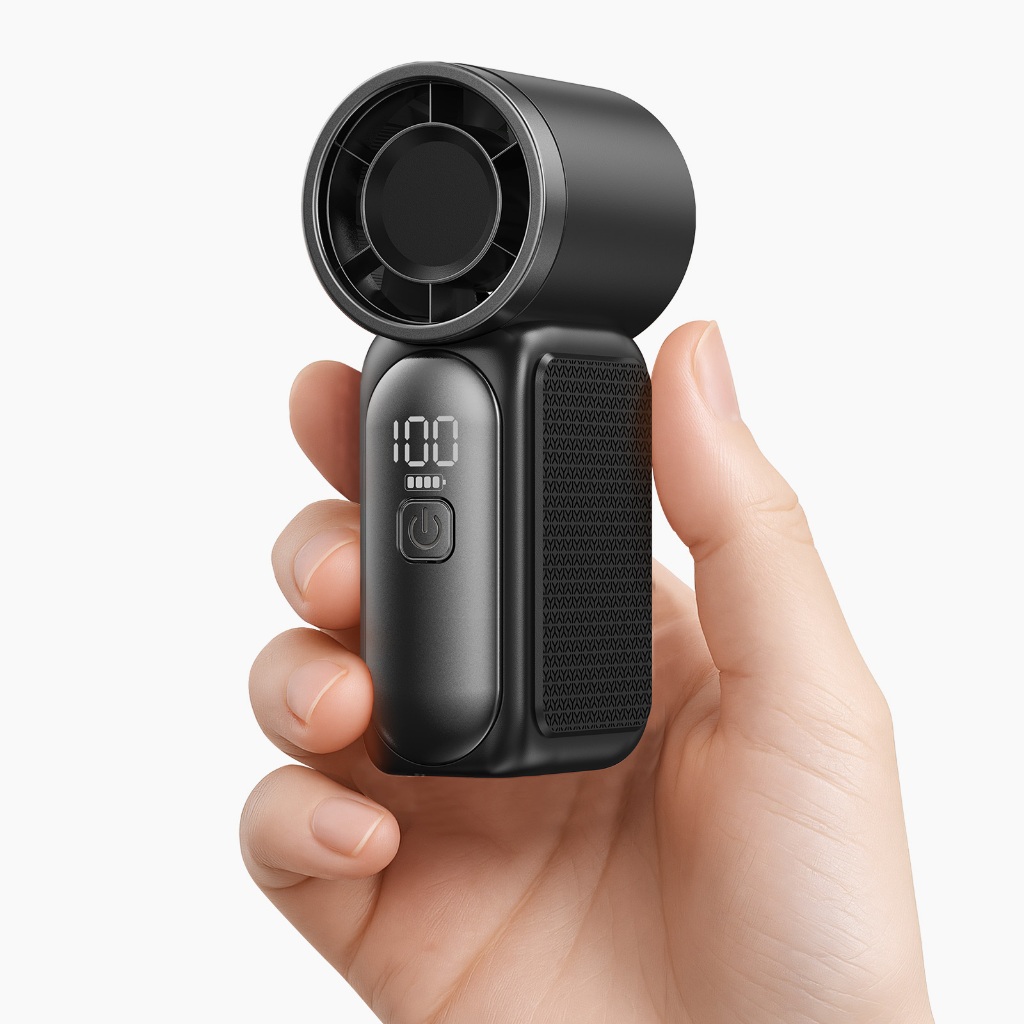 Mini Ventilador Portátil 3000mAh Poderoso Trubo Recarregável Ventiladores Sem Lâmina Ultra-Silencioso De Mão Pessoal Peq