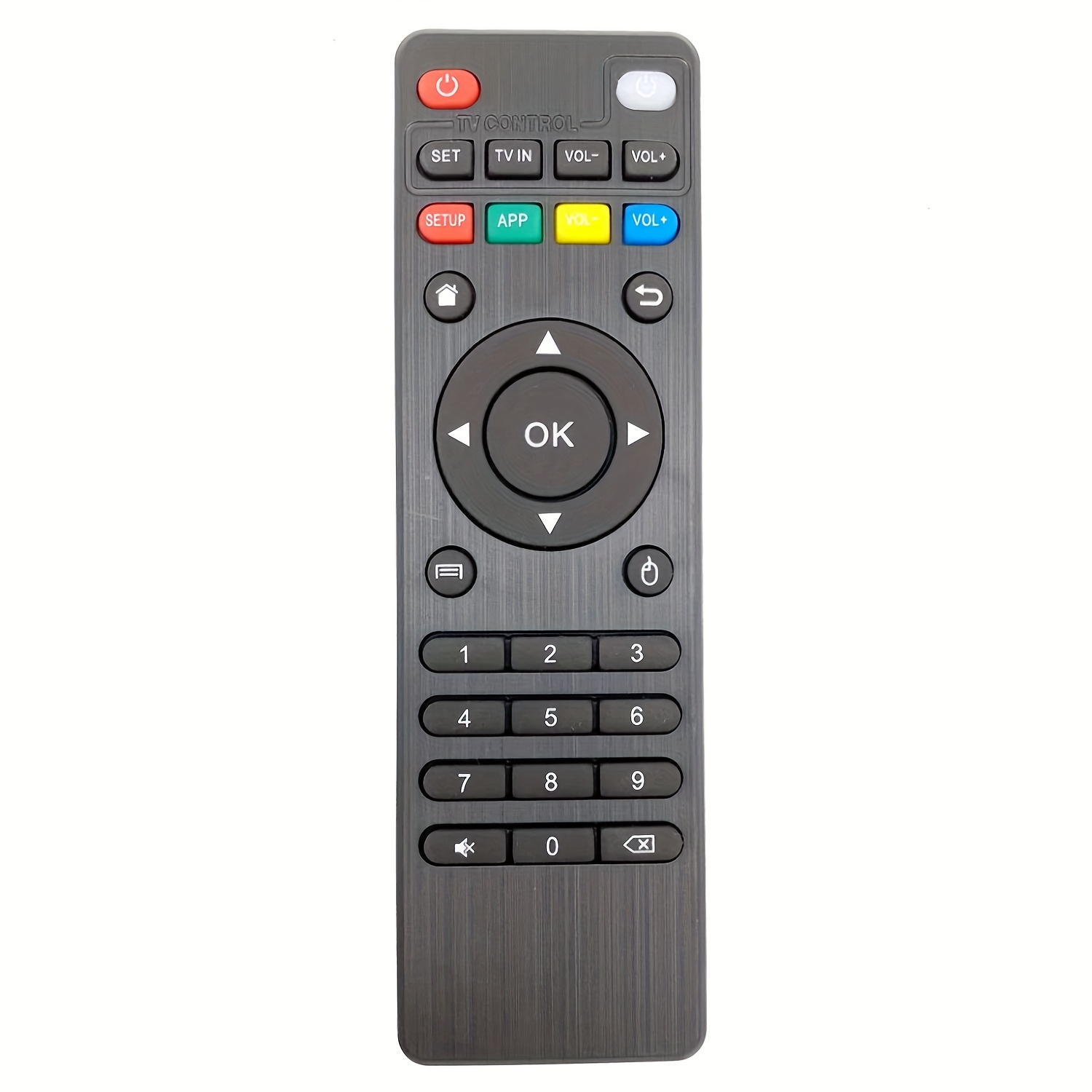 Novo Controle Remoto H96 para MXQ (Amlogic S805/S905), MXQ 4K, MXQ Pro, MXQ PRO 4K, M8, M8C, M8N, M9C, M10, T95, T95M,