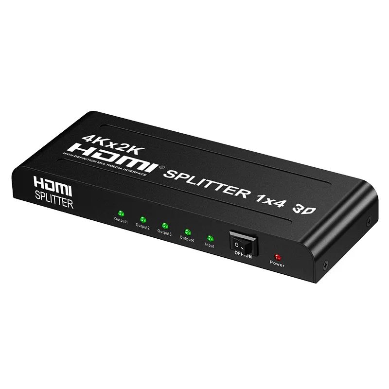 Out HDMI 4K Splitter 1 Em 4 Para Laptop TV Monitor Projetor Display Video Hub Elite Pro