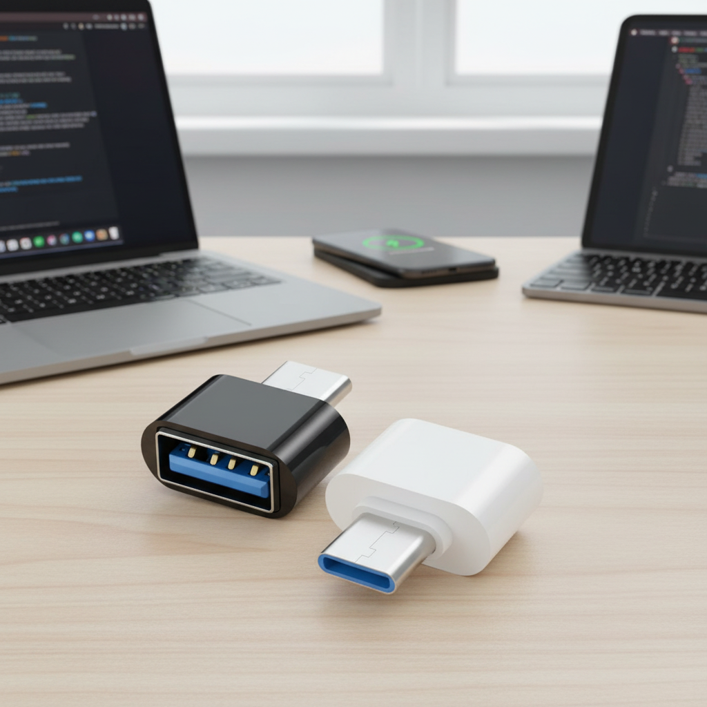Adaptador de unidade flash USB com conexão tipo C, ideal para transferir dados entre computadores, telefones, mouses,