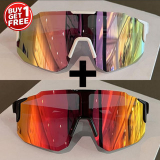Compre 1 Leve 2 - Óculos Esportivos à Prova de Vento UV400, Ideais para Ciclismo, Esqui e…