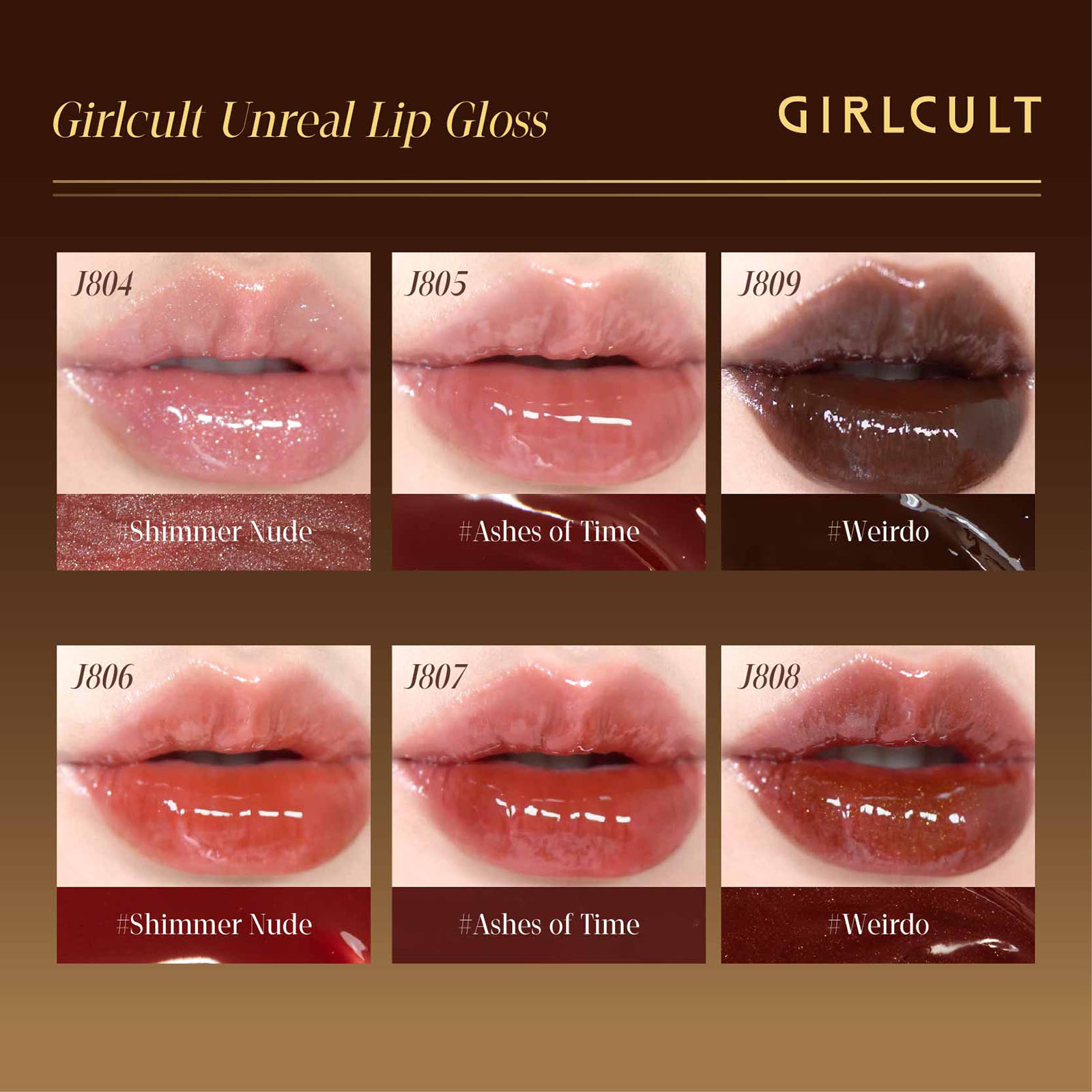 Girlcult Brilho Labial de Superfície de Espelho Batom Hidratante · foto 2