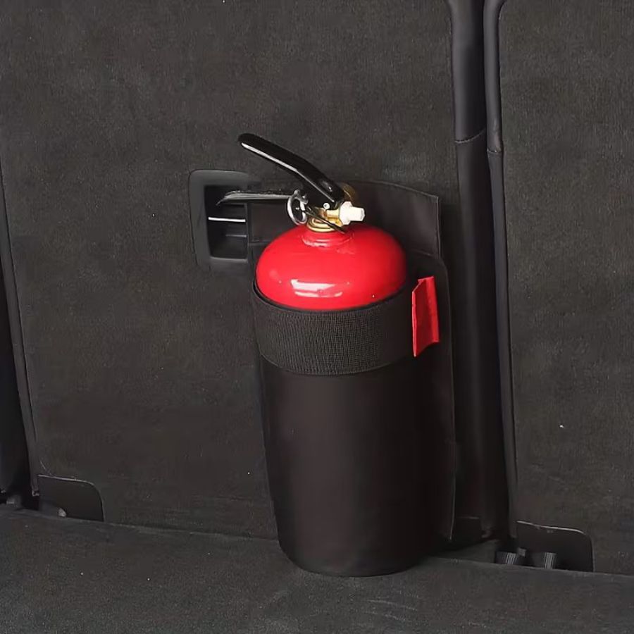 Bolsa De Armazenamento De Porta-Malas De Extintor De Incêndio De Carro Em Tecido Oxford E Suporte Organizador