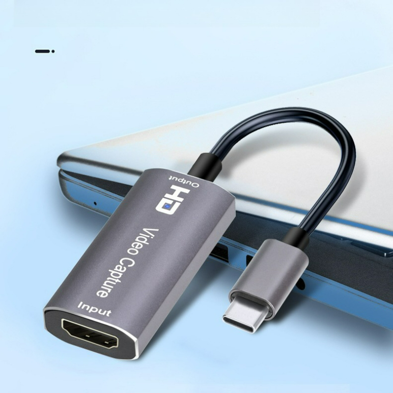 Placa de captura de vídeo 4K HDMI para USB-C 1080P Game Grabber para Switch PS5 Xbox Broadcast Pro