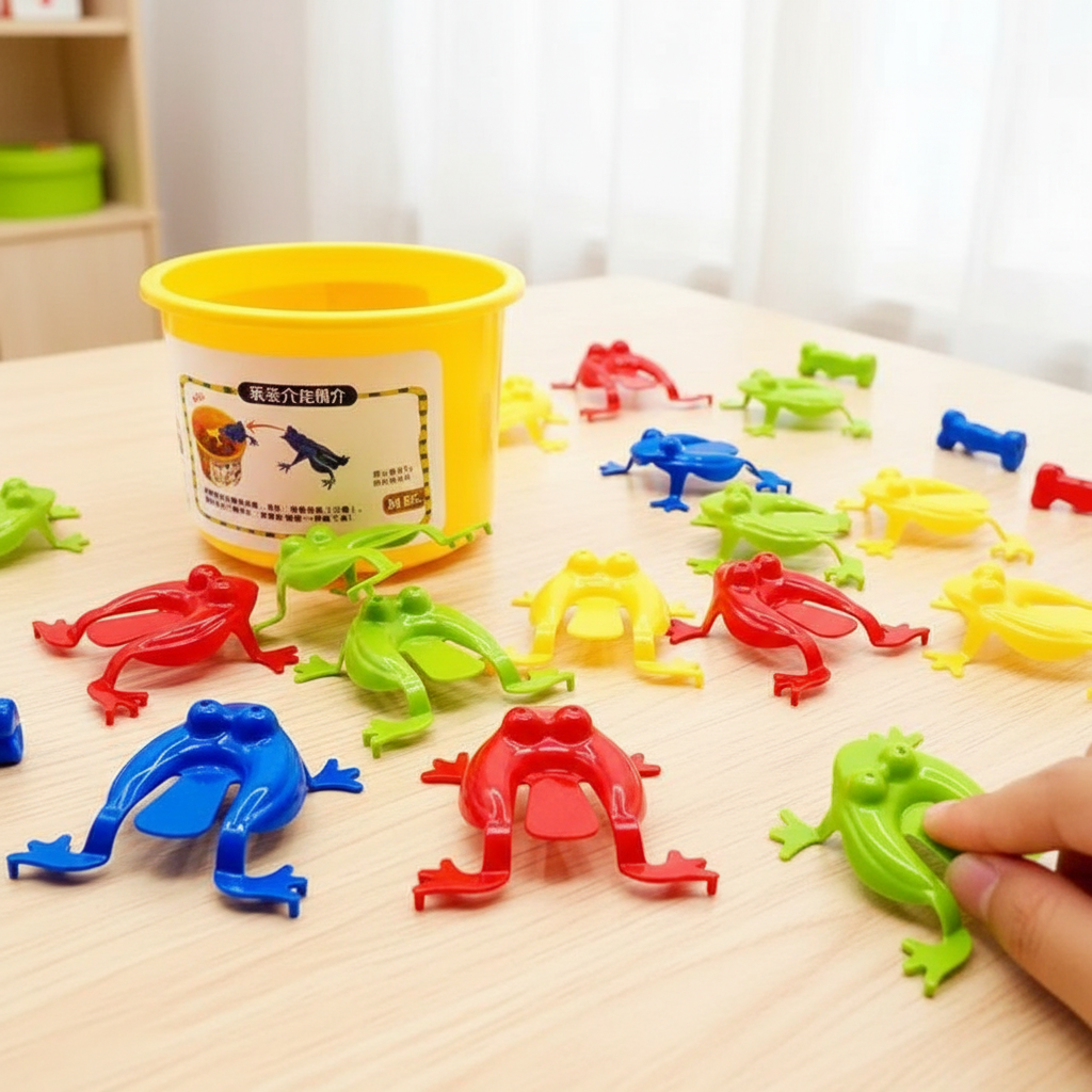 30 peças de brinquedos de sapo saltitantes para crianças, novo jogo de alívio de estresse