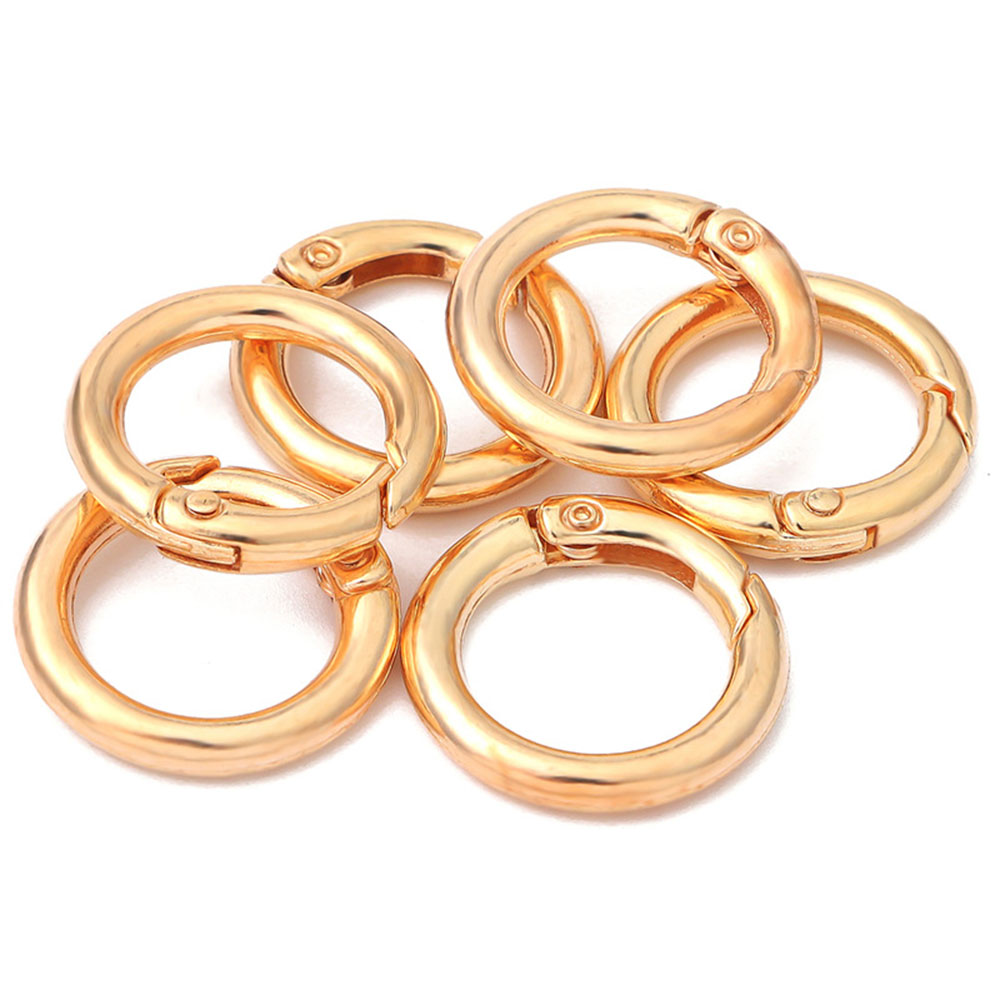 Mulheres 10/20 Unidades 25mm Chaveiros De Aço Inoxidável Chaveiro De Metal Faça Você Mesmo Corrente De Telefone Artesana