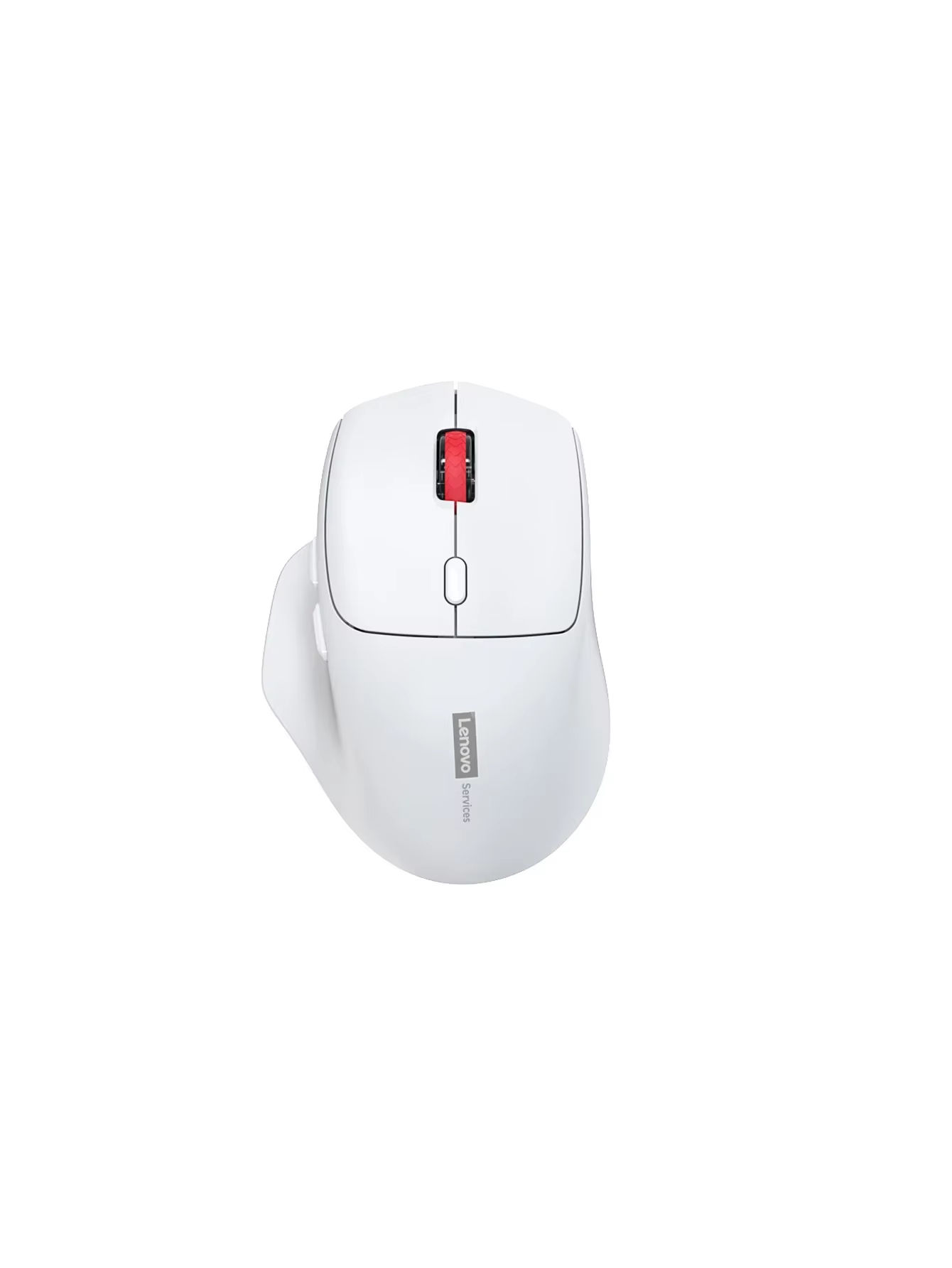 Mouse Sem Fio Lenovo com formato ergonômico para jogos e escritório, conexão dupla, bateria de longa duração