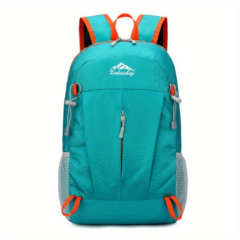 Mochila portátil dobrável, bolsa de montanhismo dobrável, mochila ultraleve para atividades ao ar livre, ciclismo,
