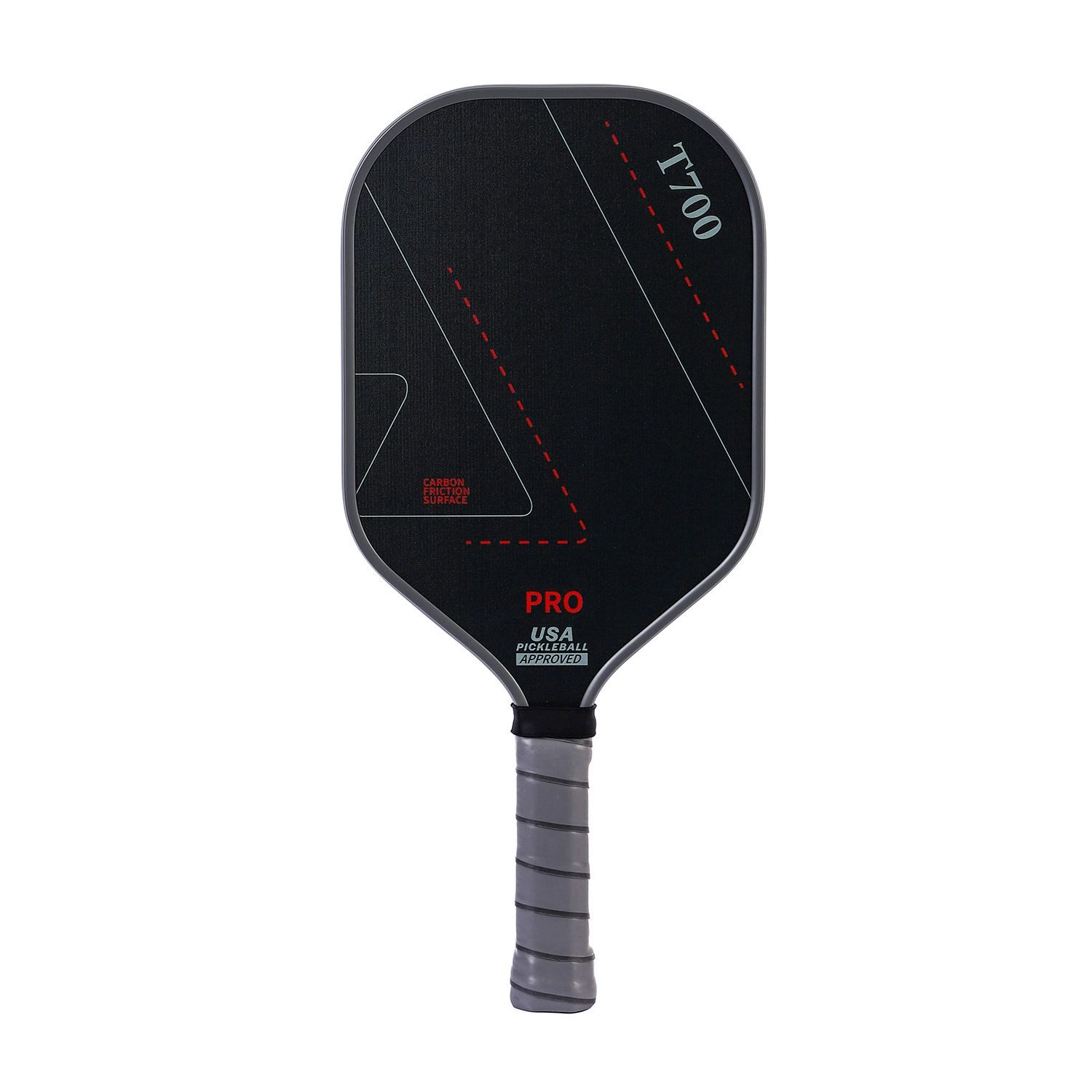 Conjunto De Remo De Pickleball De Fibra De Carbono T700 Textura De Tecido Acabamento Fosco Para Iniciantes