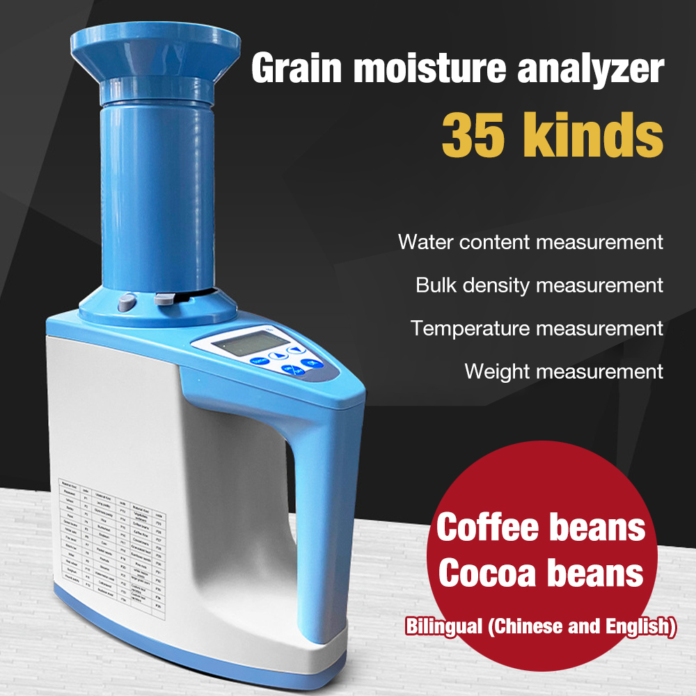 Medidor Digital Portátil De Umidade De Grãos De Uma Peça , 35 Tipos Para Arroz , Café , Feijão , Cacau , Milho , Trigo %