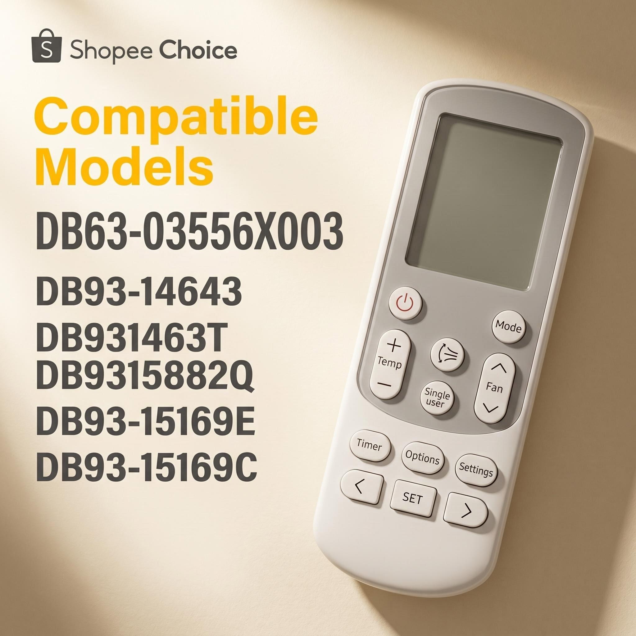 Substituto de Controle Remoto para Ar-Condicionado Samsung Modelo Multi DB, Controle Sem Fio, Envio Rápido, Comando para