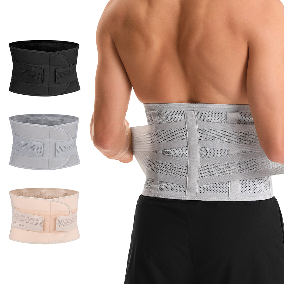 Cinto Abdominal Lombar De Alta Compressão Solidfit Premium , Treinador De Cintura Unissex Com Suporte Para Costas Levant