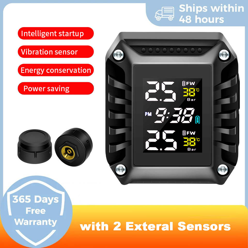 Sistema De Monitoramento Sem Fio Da Pressão Dos Pneus Motocicleta TPMS