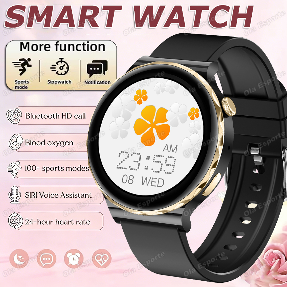 2026 Novo Smartwatch Esportivo, À Prova D'Água, para Mulheres e Homens, Relógio de Saúde com Monitoramento Cardíaco,