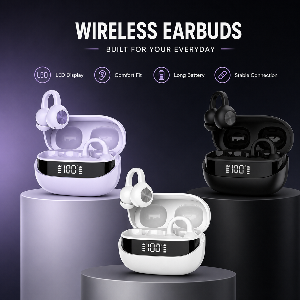 Fones de ouvido à prova d'água Fones Bluetooth Cancelamento de ruído para jogos Fones de ouvido de alta fidelidade Fones