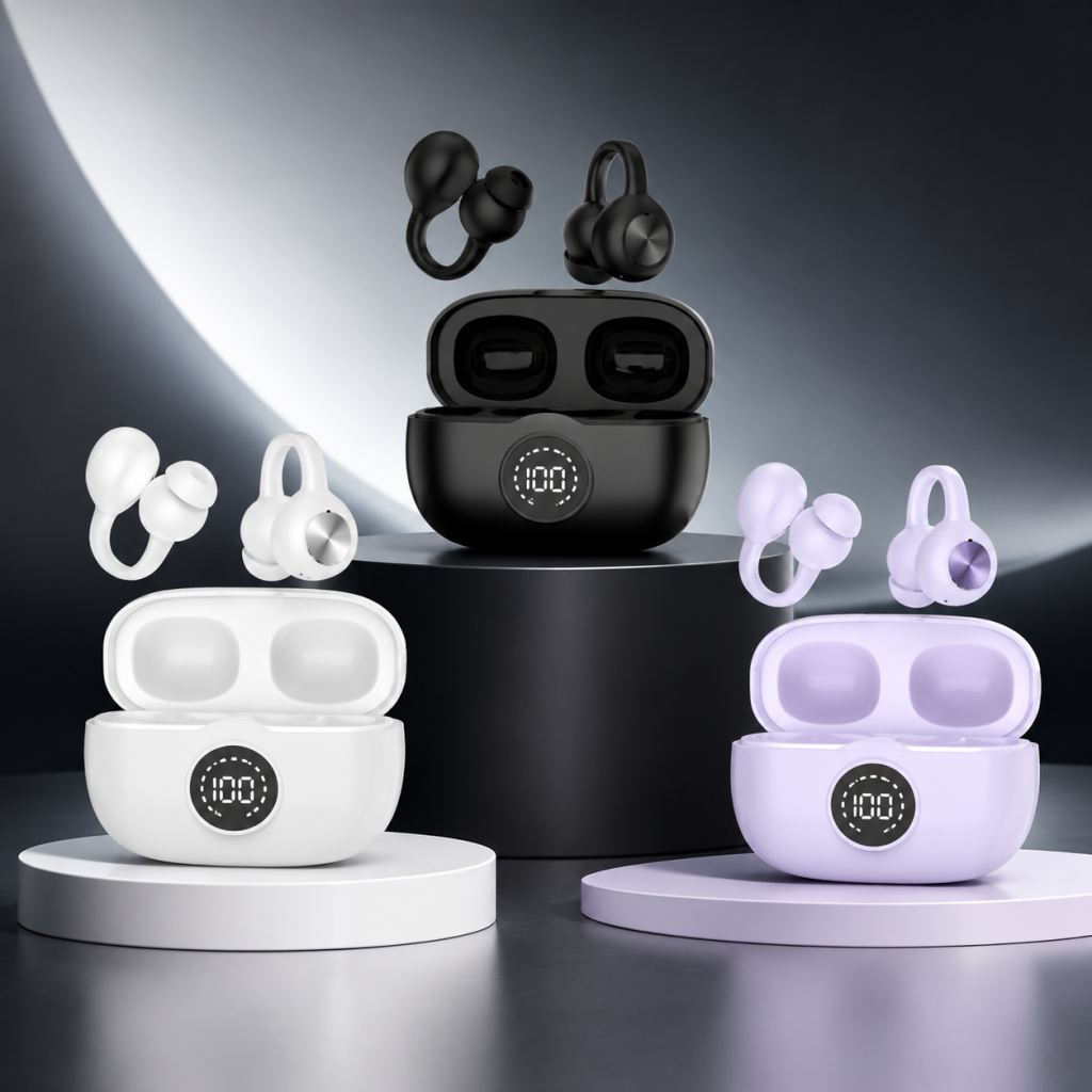 Fones de Ouvido K70, Fones Bluetooth de Orelha Aberta, Estrutura Oca, Fones de Ouvido Transpiráveis, Fones de Ouvido