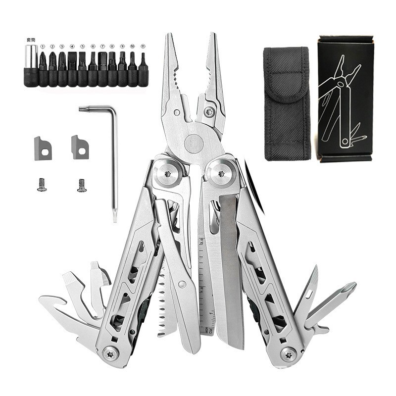 LEATHERMAN One Set Super Tool 300 Multi Alicate , 19 Em 1 Ferramentas Multifuncionais De Aço Inoxidável Resistente Com T