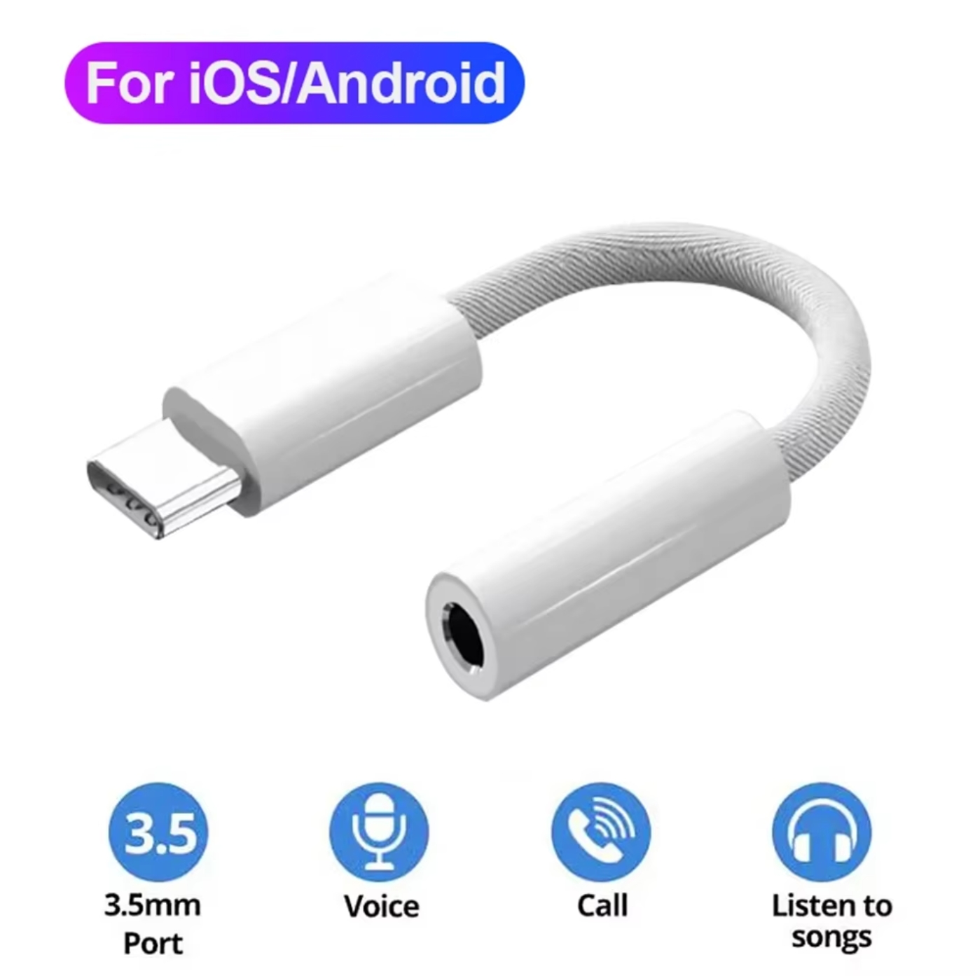 Adaptador de áudio USB-C para tomada de 3,5 mm Elite