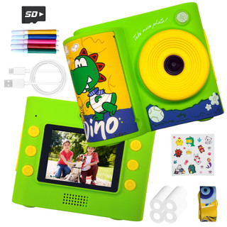 Câmera Instantânea Infantil, Câmera-brinquedo Instantânea Fácil de Usar, Presente Exquisito para Crianças Pré-escolares