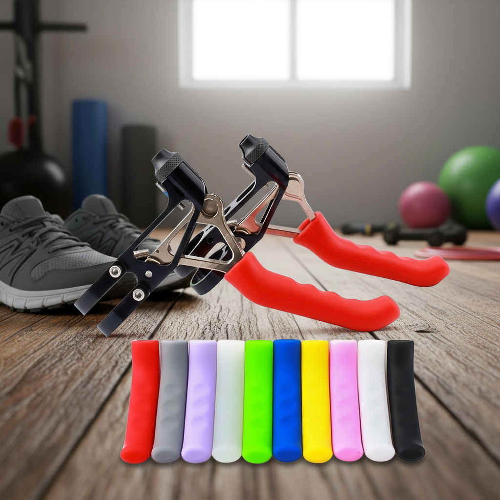Protetores de Silicone para Manete de Freio de Bicicleta, 1 Par, Antiderrapante e Absorção de Impacto para Mountain