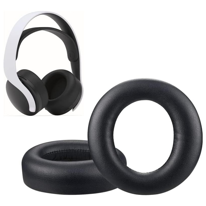 Almofadas de espuma de substituição 1 par para acessórios do fone de ouvido sem fio Sony PS5 Pulse 3D