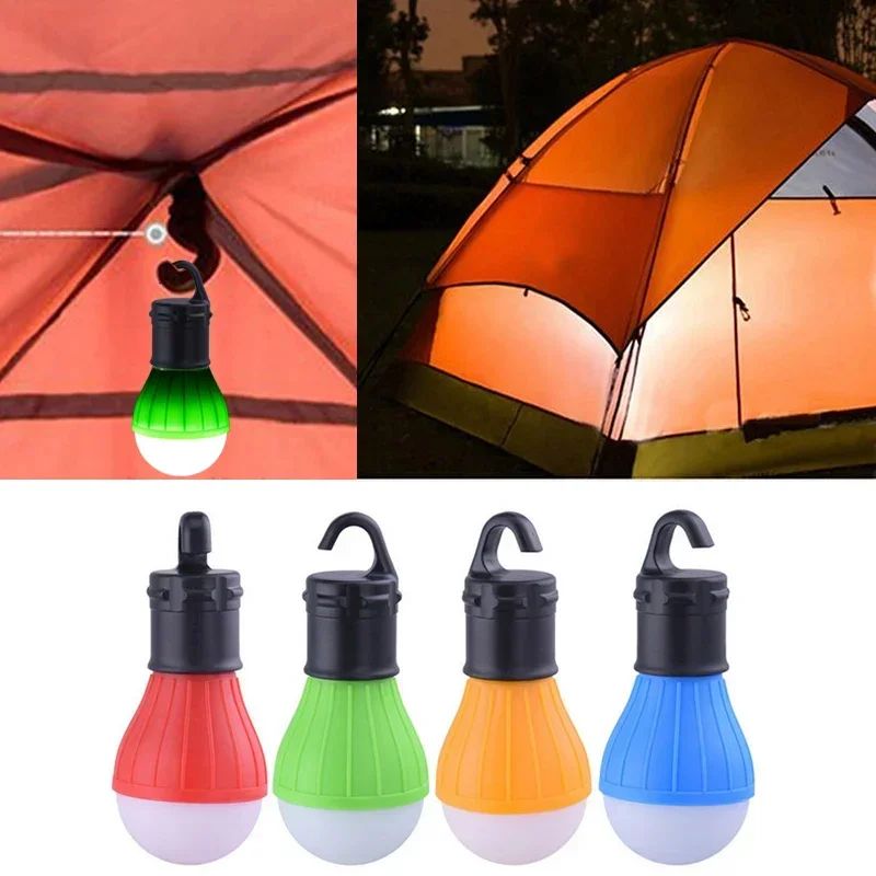 Lâmpada de Acampamento Portátil para Camping ao Ar Livre com 3 LEDs, Luz Suave, Lanterna de LED para Acampamento,